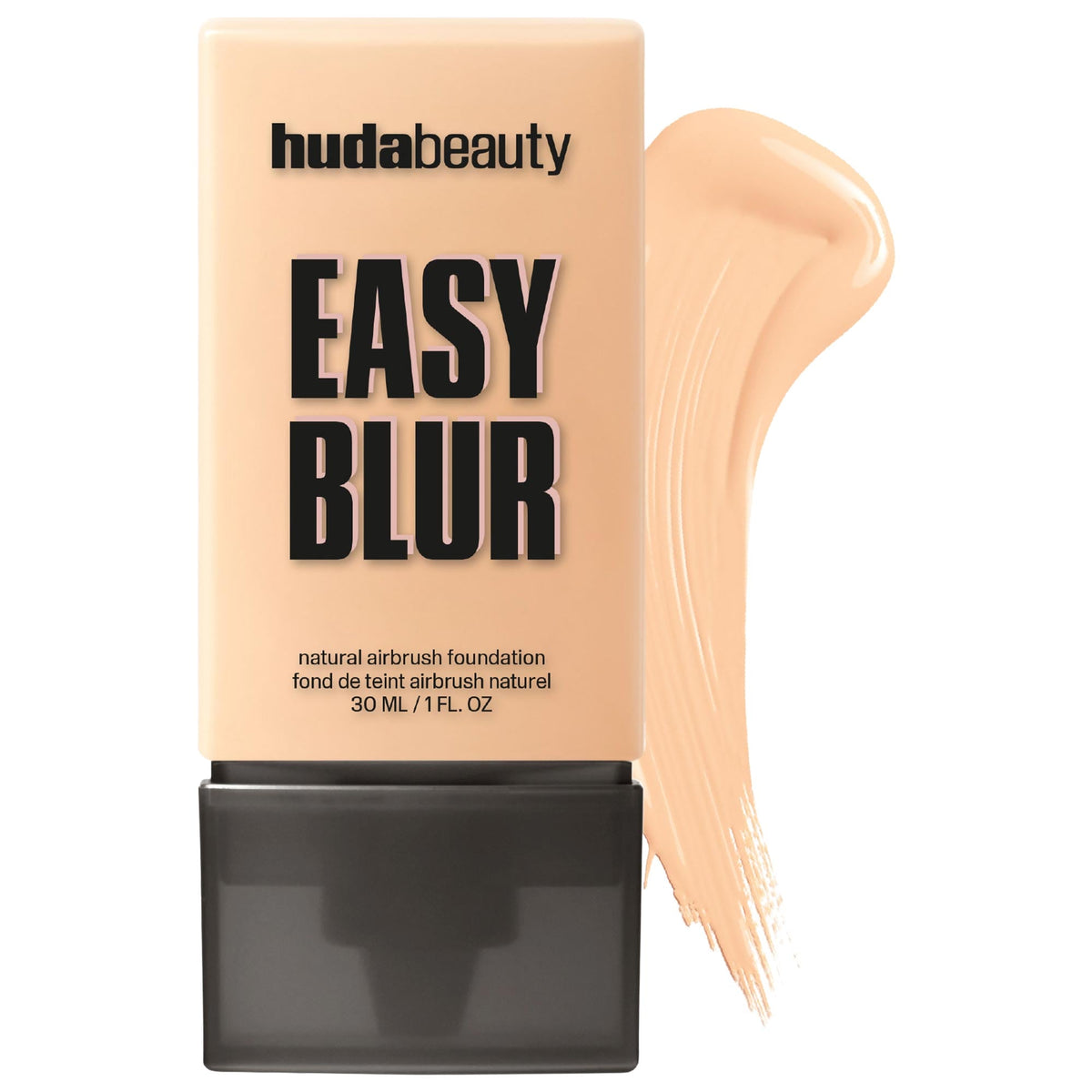 HUDA BEAUTY Easy Blur Natural Airbrush Foundation with Niacinamide in Shortbread 200B