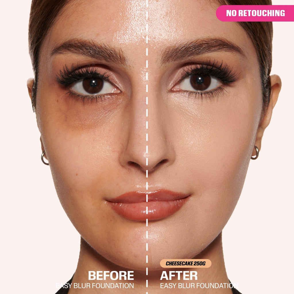 HUDA BEAUTY Easy Blur Natural Airbrush Foundation with Niacinamide in Cheesecake 250G Image 2