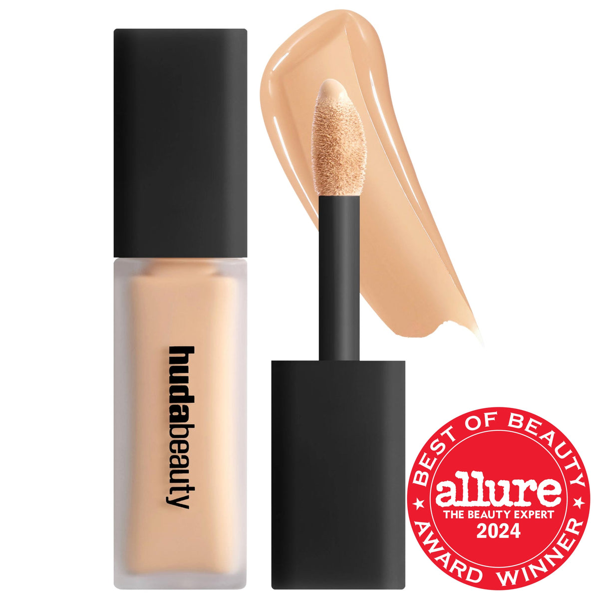 HUDA BEAUTY #FauxFilter Matte Buildable Coverage Waterproof Concealer in Sugar Biscuit 3.5 Neutral