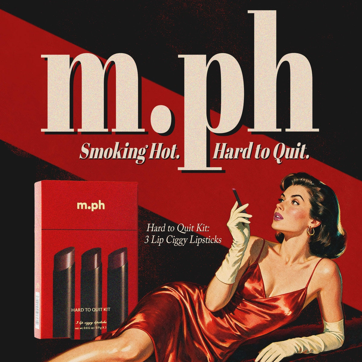 m.ph by Mary Phillips Hard to Quit Lip Ciggy Lipstick Gift Set — photo 8