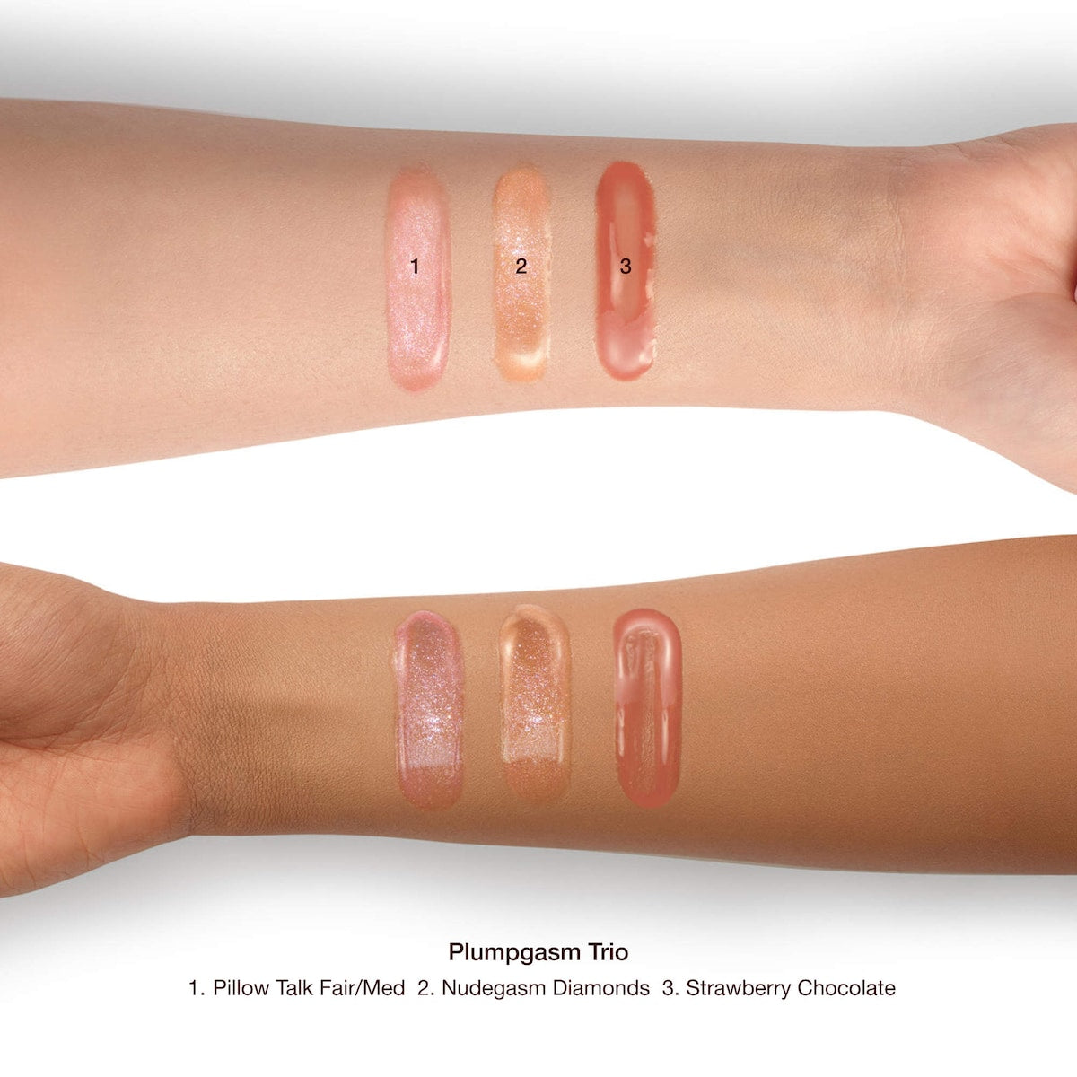 Charlotte Tilbury Mini Big Lip Plumpgasm Plumping Lip Gloss Trio Makeup Gift Set — photo 10