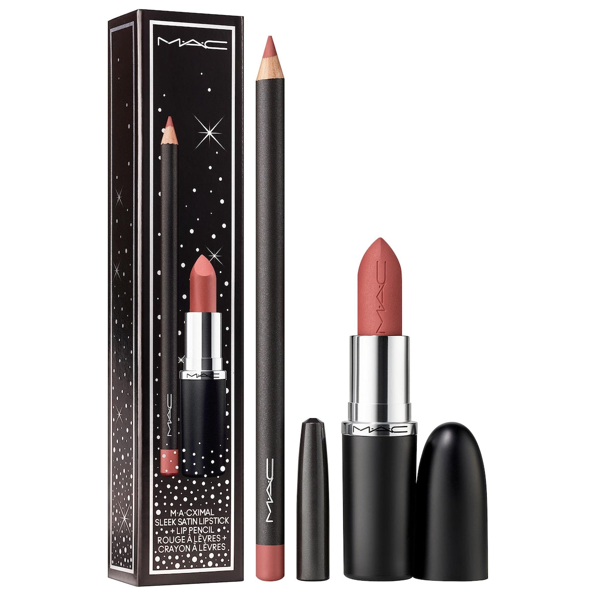 MAC Cosmetics Teddy Love Sleek Satin Nude Lip Combo — photo 1