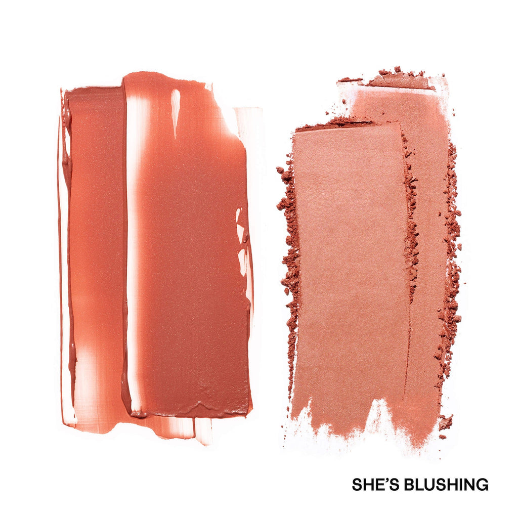 PATRICK TA Mini Major Headlines Double-Take Crème & Powder Blush Duo in She's Blushing Image 3