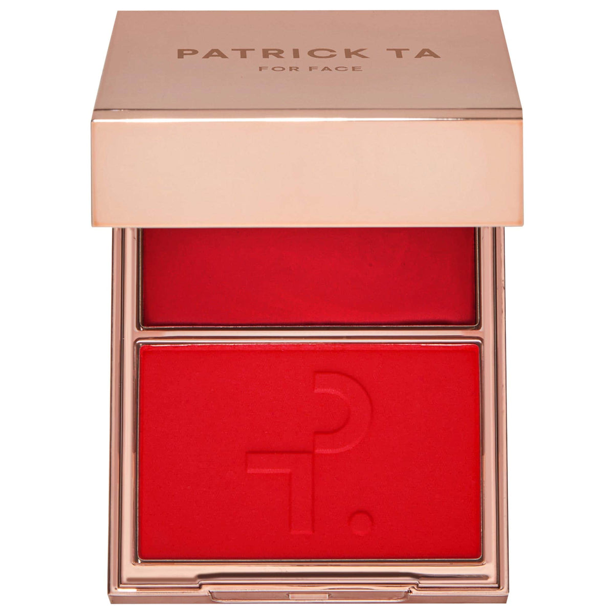 PATRICK TA Major Headlines Double-Take Crème & Powder Blush Duo in She Left Me On Red