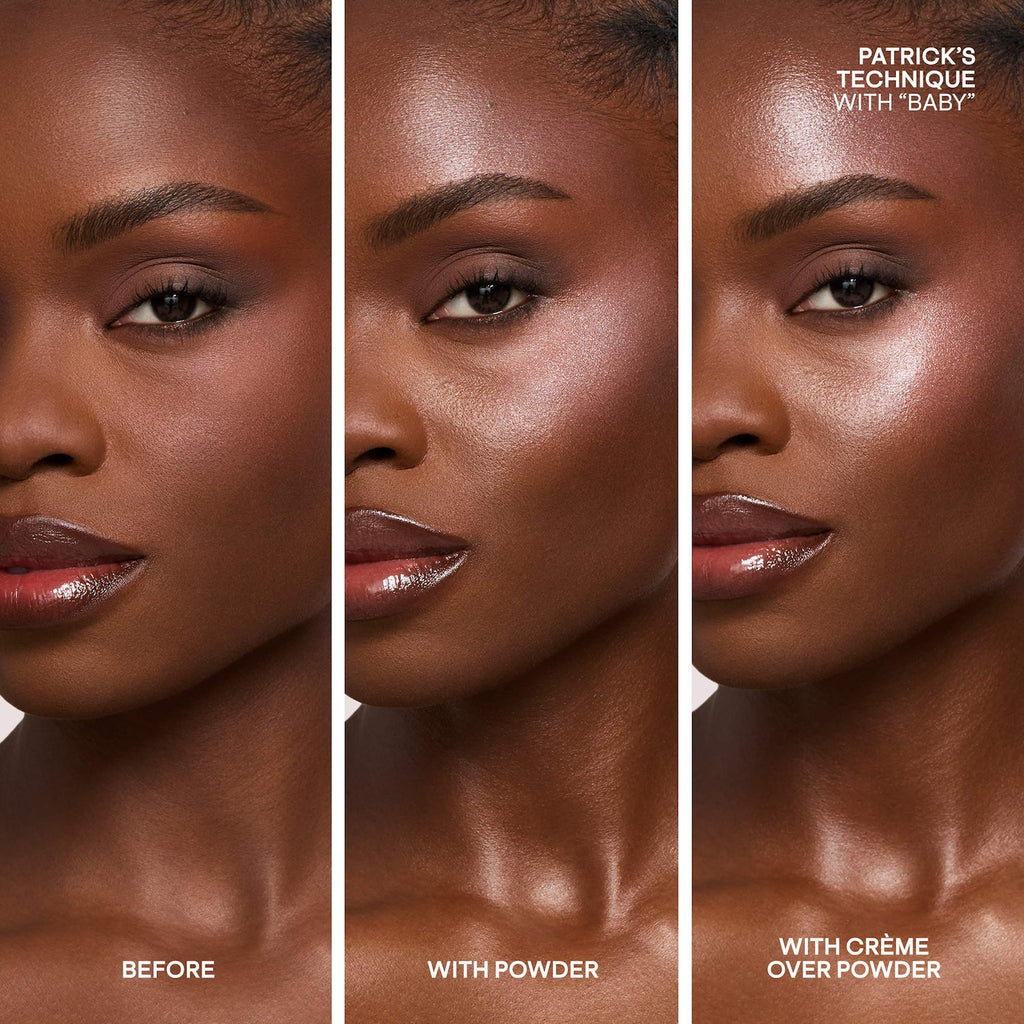 PATRICK TA Major Glow Creme & Powder Light Reflecting Translucent Highlighter Duo — Baby
