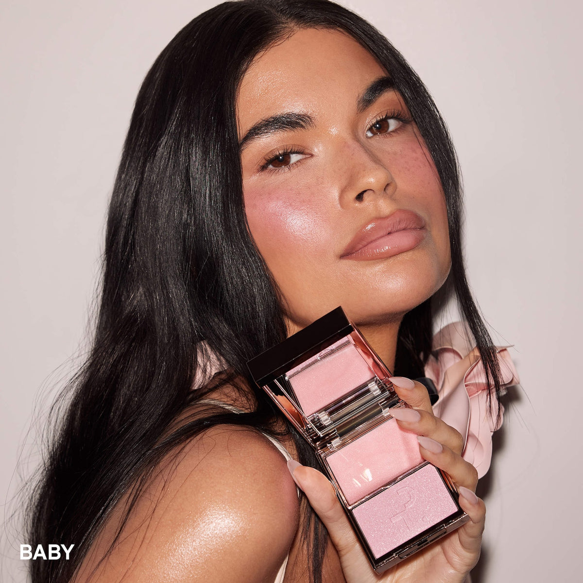 PATRICK TA Major Glow Creme & Powder Light Reflecting Translucent Highlighter Duo — Baby