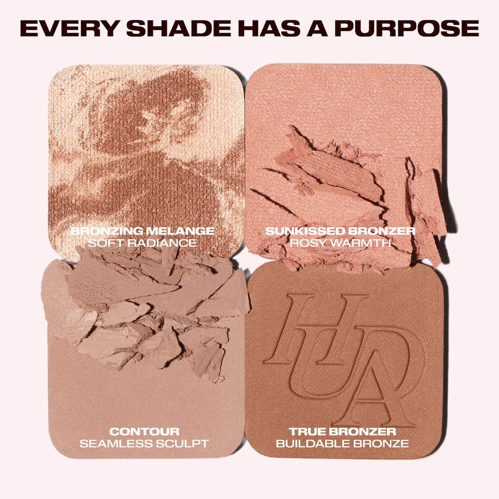 HUDA BEAUTY Bronze Filter Bronzer and Contour Palette in Light Image 6