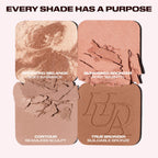 HUDA BEAUTY Bronze Filter Bronzer and Contour Palette in Light Image 6
