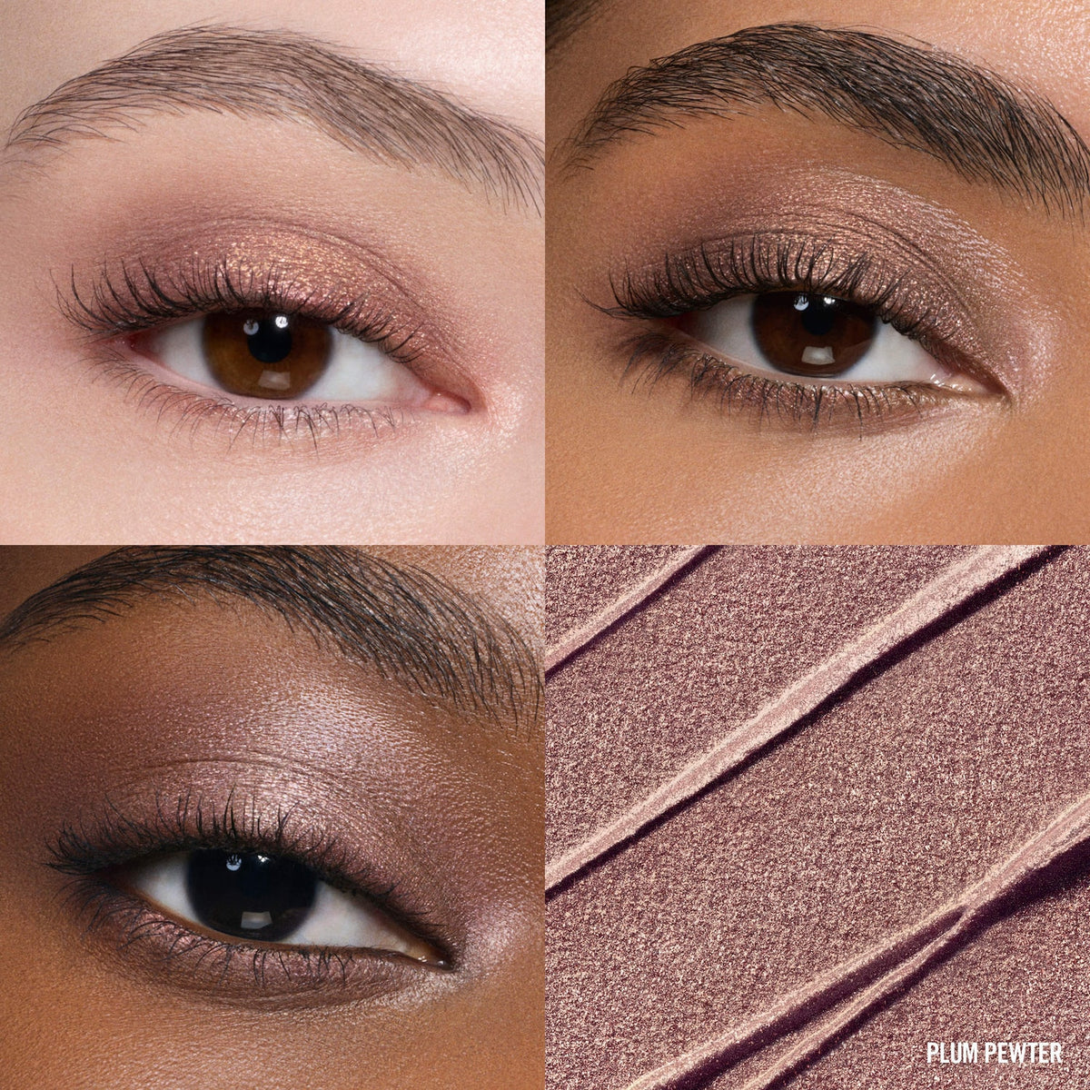 MAKEUP BY MARIO Long-Wear Cream Eyeshadow in Plum Pewter Image 2
