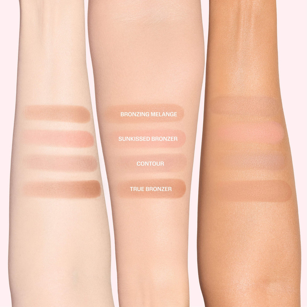 HUDA BEAUTY Bronze Filter Bronzer and Contour Palette in Light Image 5