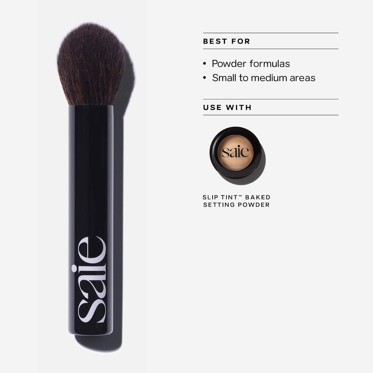 Saie The Fluffy Brush For Targeted Powders