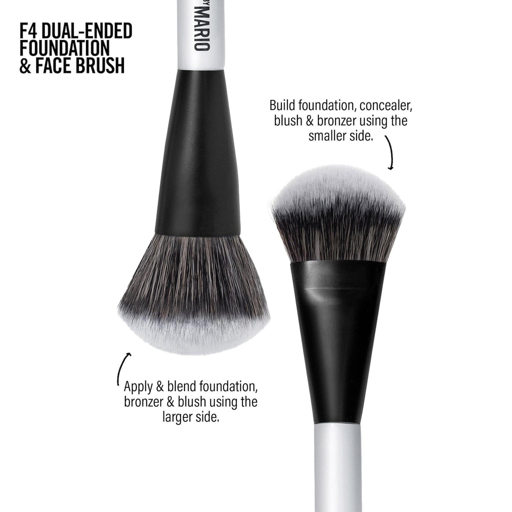 MAKEUP BY MARIO F4 Dual-Ended Foundation and Face Brush