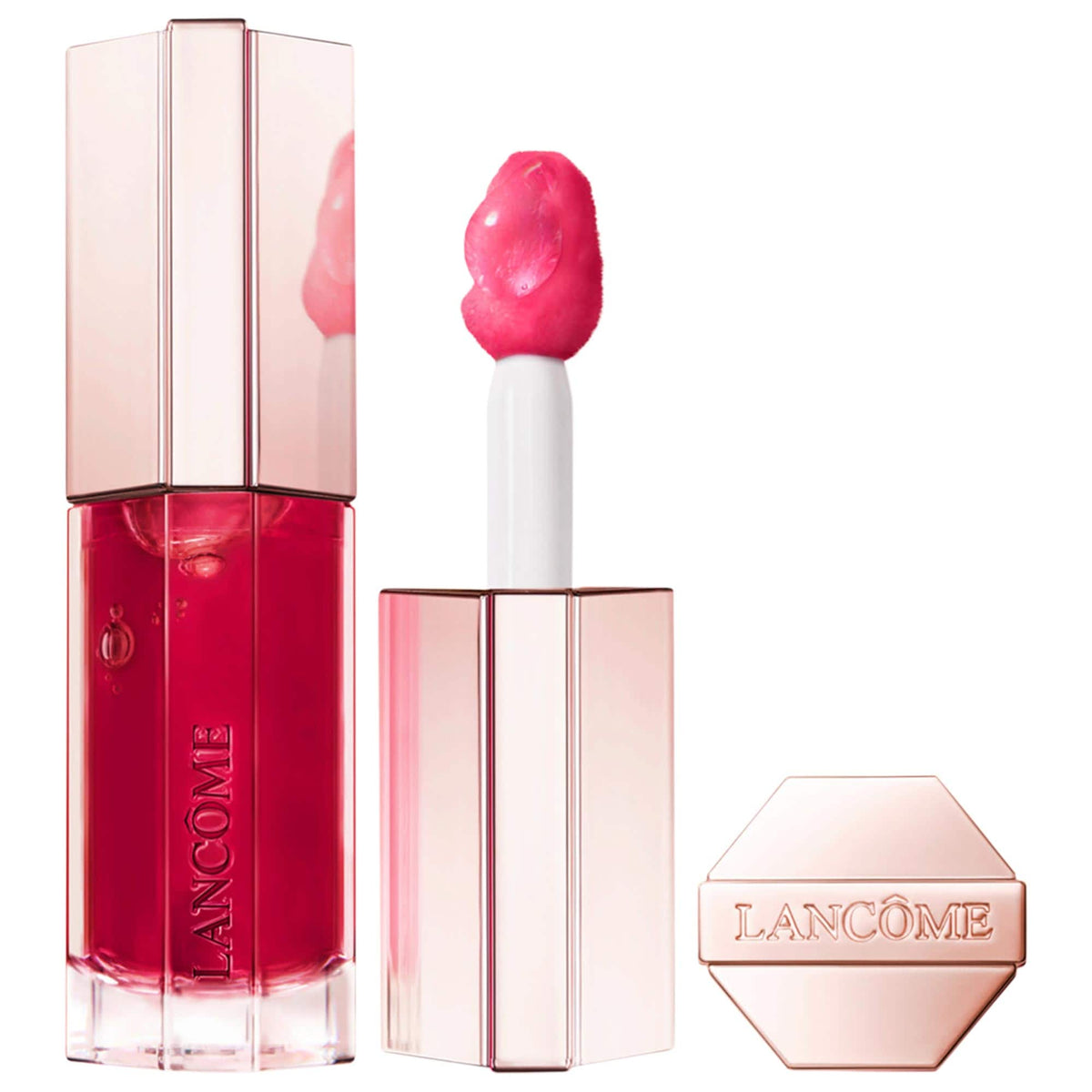 Lancome Lip Idole JuicyTreat Lip Oil Gloss - 37 Red-Y Or Not - image 1