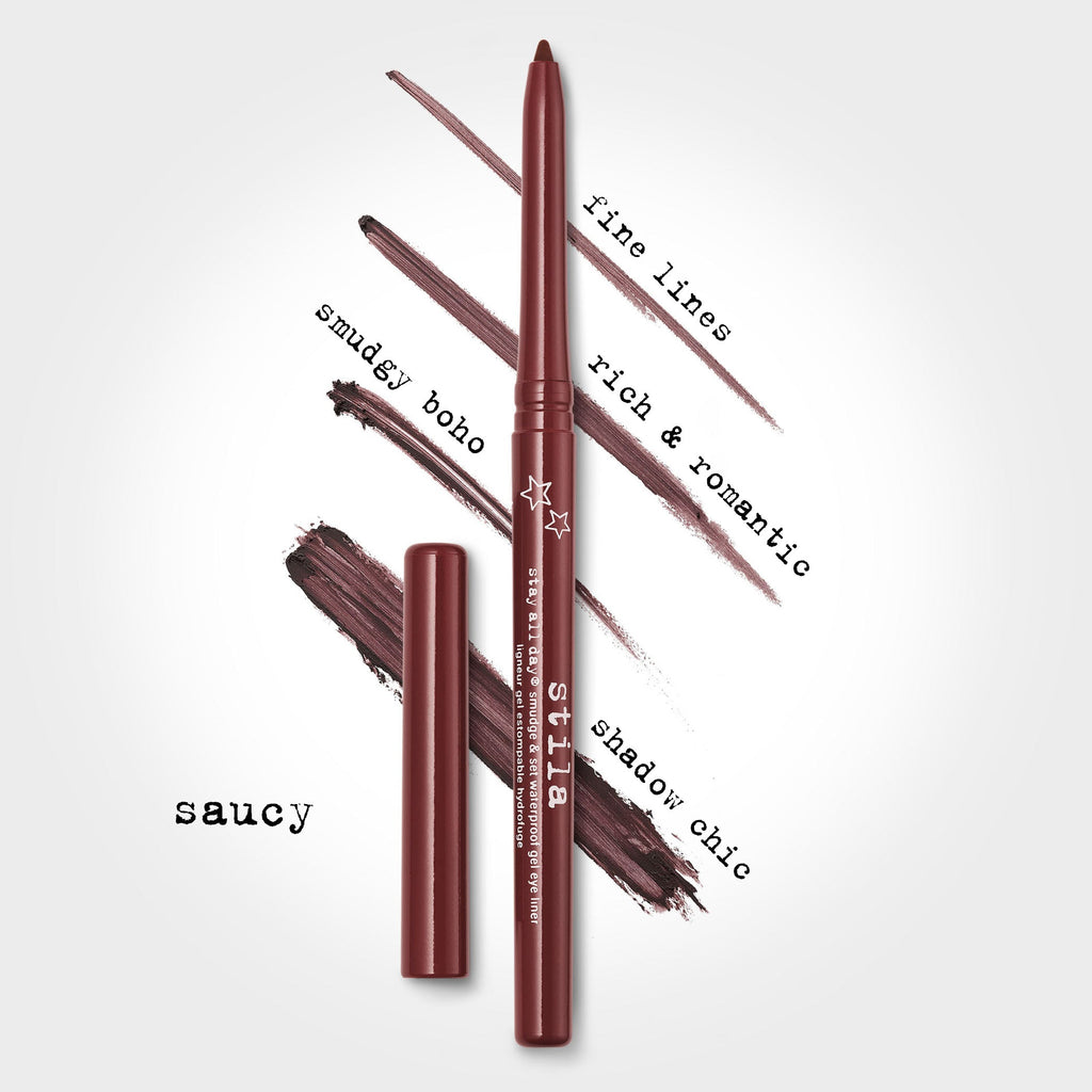 Stila Stay All Day Smudge & Set Waterproof Gel Eye Liner - Saucy - image 2
