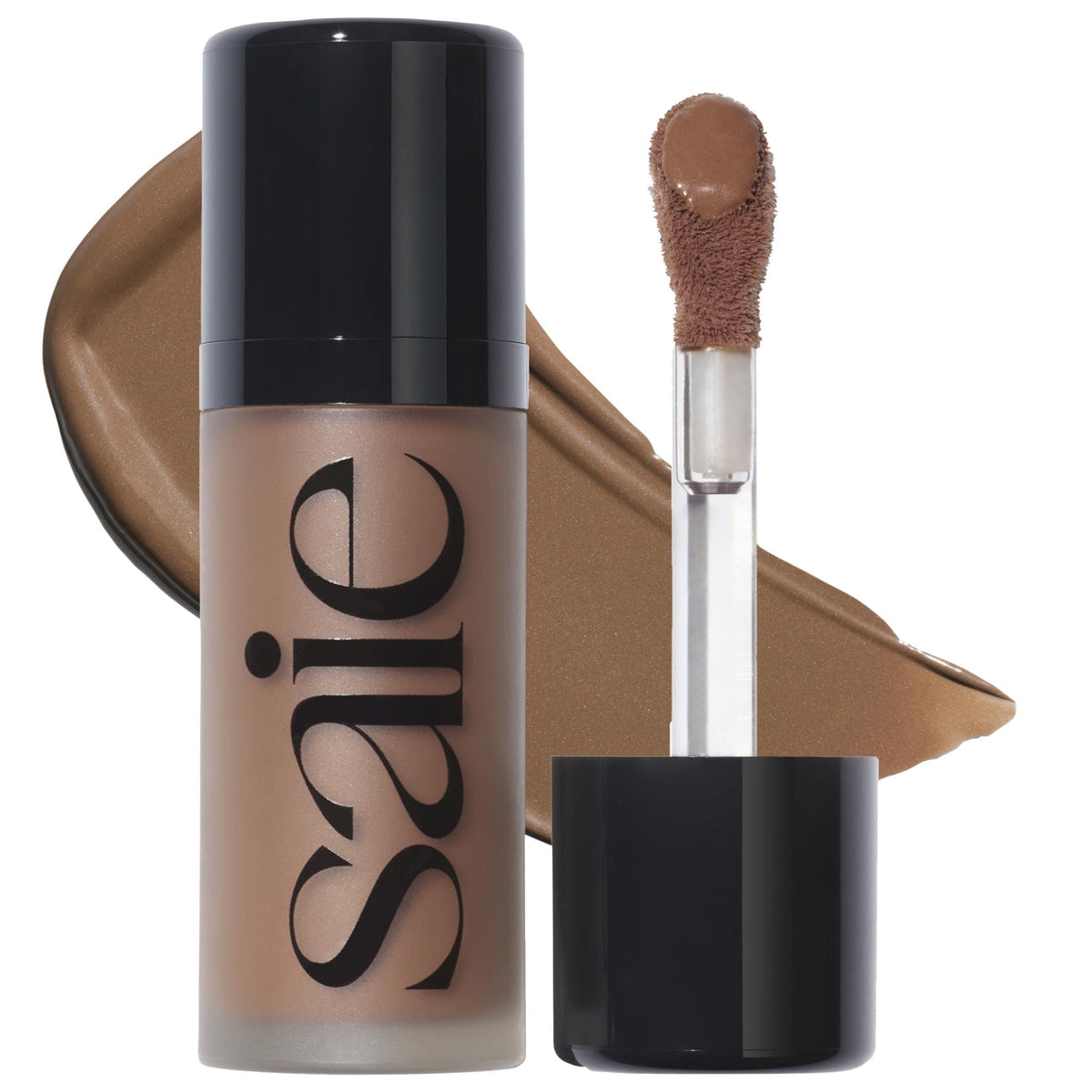 Saie Dew Bronze Soft-Focus Effortless Liquid Bronzer - Salt - image 1