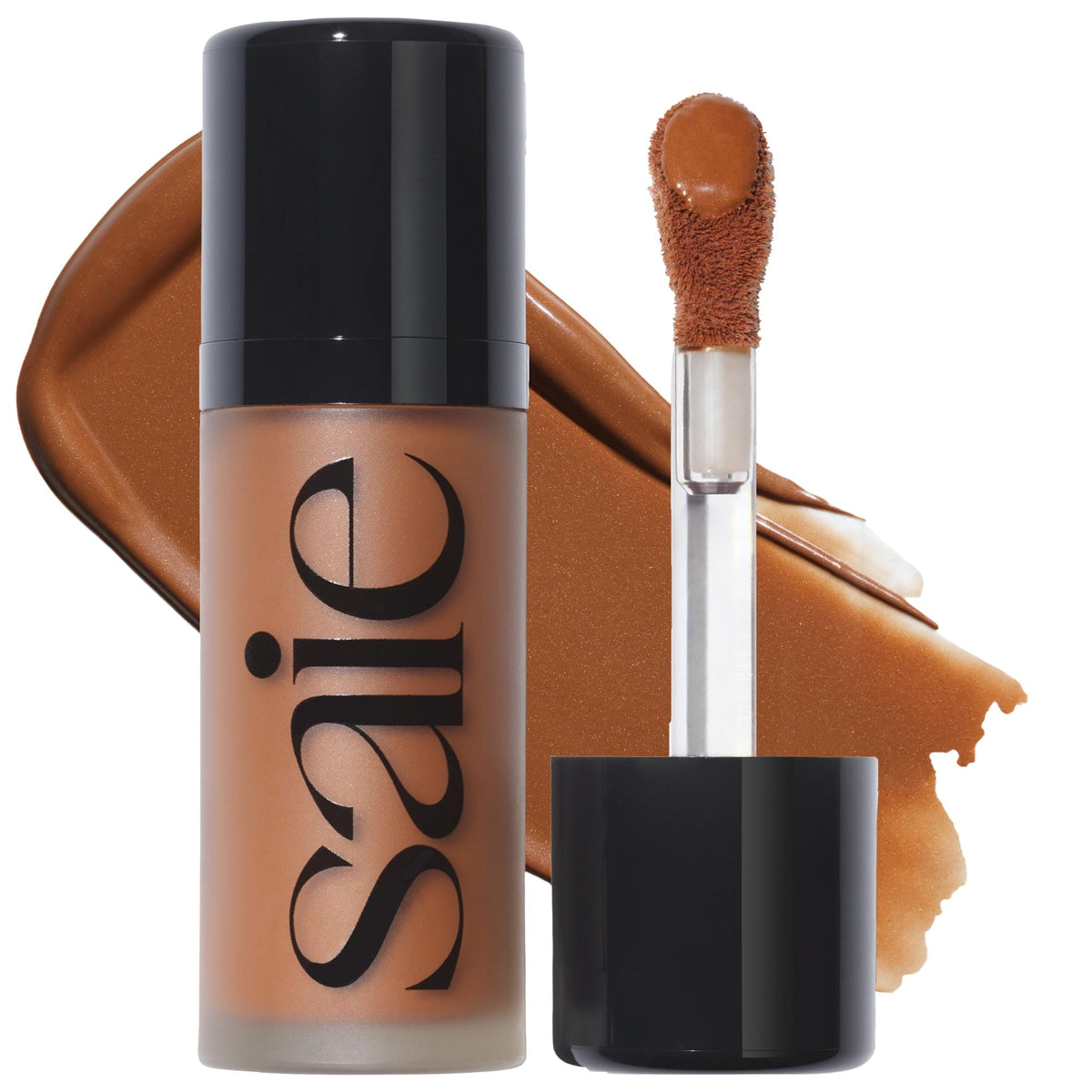 Saie Dew Bronze Soft-Focus Effortless Liquid Bronzer - Swim - image 1