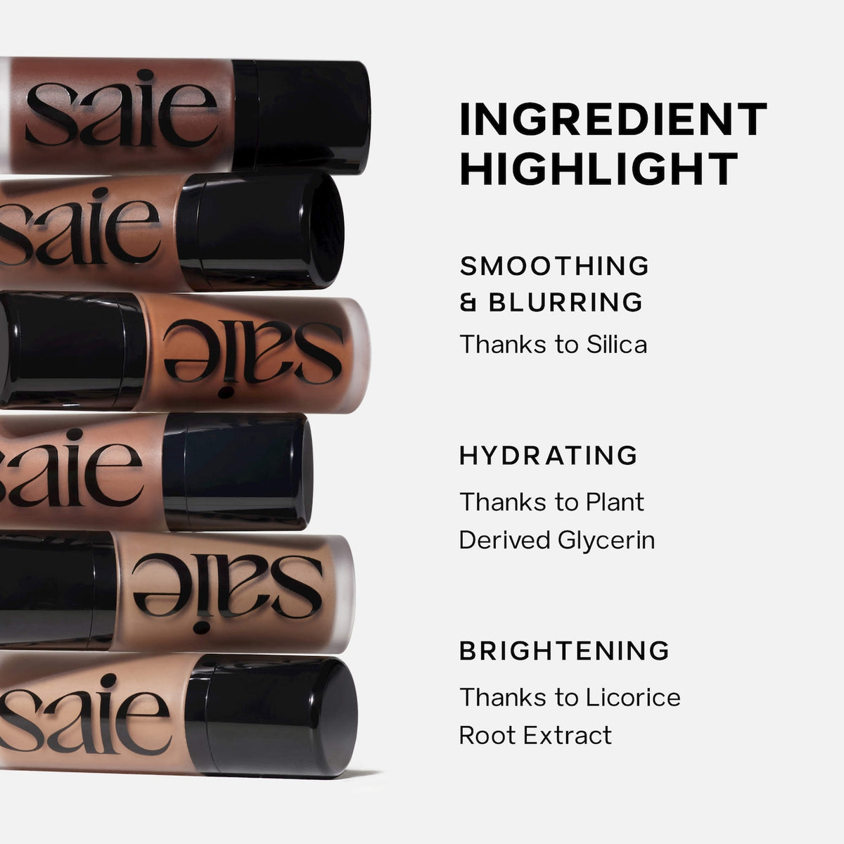 Saie Dew Bronze Soft-Focus Effortless Liquid Bronzer - shared product details