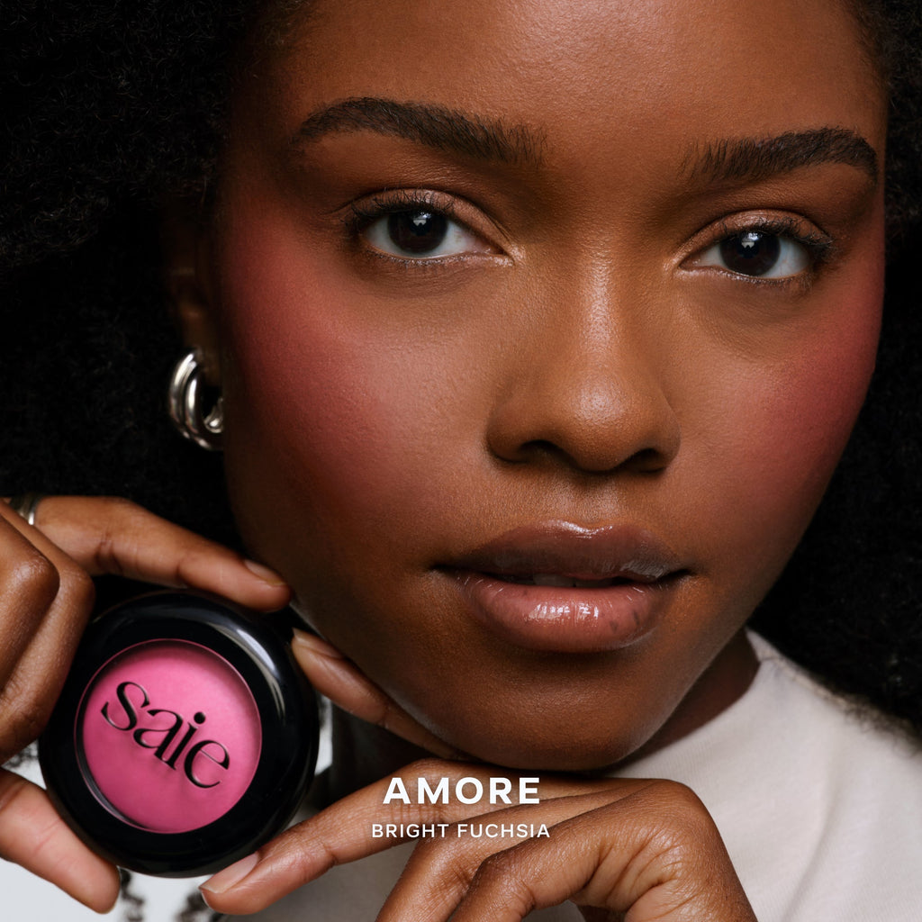 Saie SuperSuede Baked Powder Blush - Amore - image 3