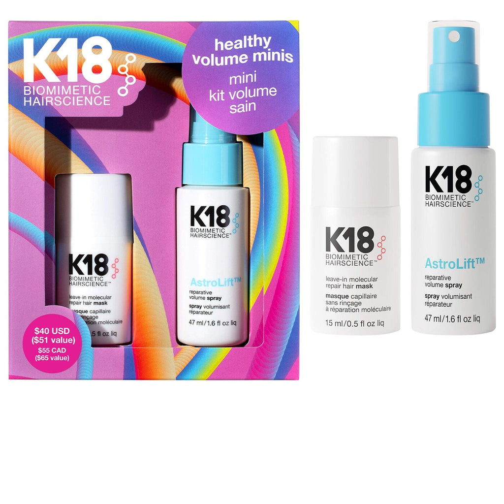 K18 Biomimetic Hairscience Healthy Volume Minis Hair Gift Set - Default Title — official source image