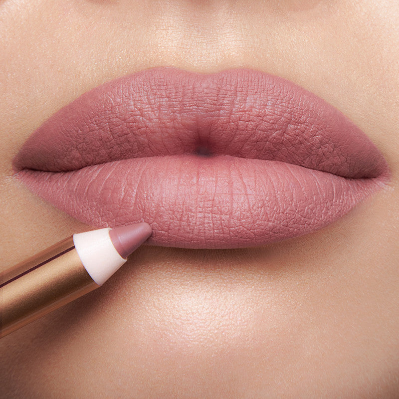 Charlotte Tilbury Pillow Talk Plumpgasm Lip Kit - Pillow Talk Original - Pink lip liner for fair skin Lip Cheat Pillow Talk Fair