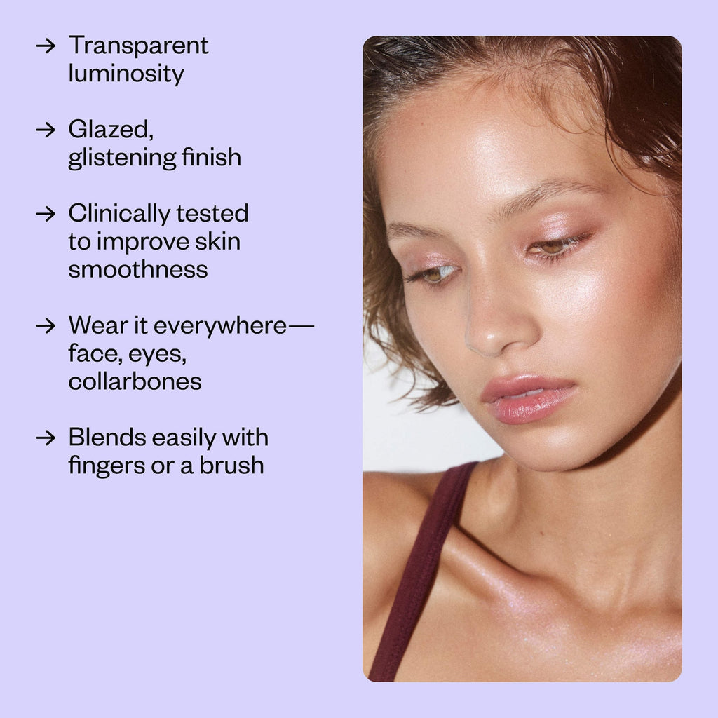 Kosas Shiny Objects Wet Glisten Powder Highlighter 4.5g - Opaline - Default Title — official image 4
