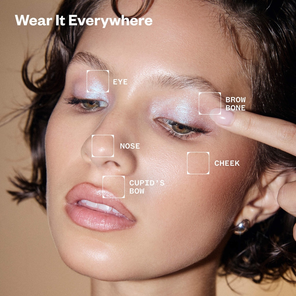 Kosas Shiny Objects Wet Glisten Powder Highlighter 4.5g - Opaline - Default Title — official image 5