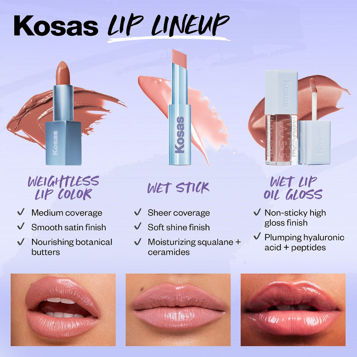 Kosas Weightless Lip Color - Sugar High — official image 8