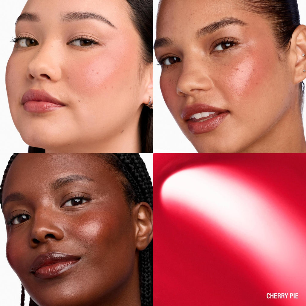 MAKEUP BY MARIO Jelly Jar Lip & Cheek Balm - Cherry Pie (Bright Neutral Red) — official image 2