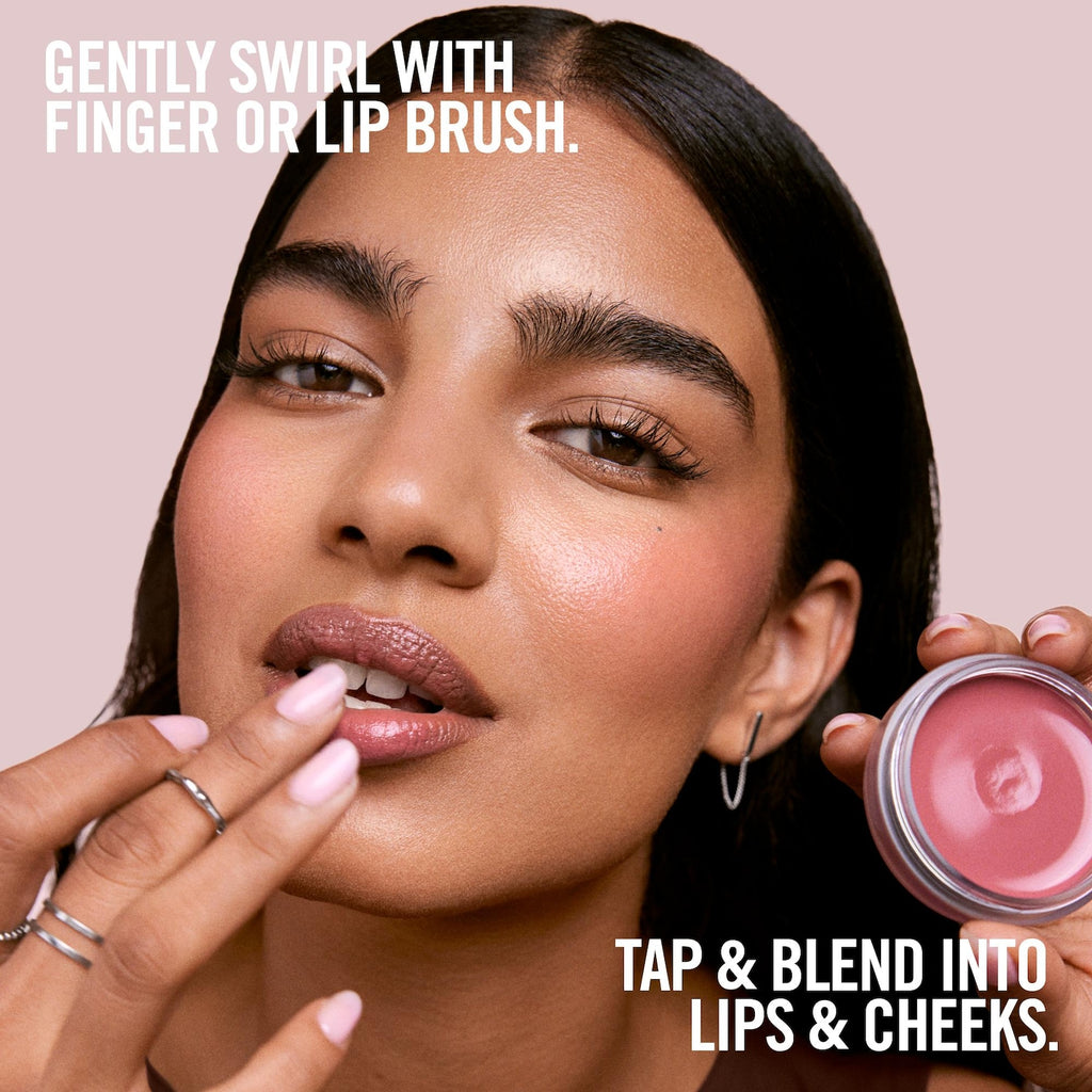MAKEUP BY MARIO Jelly Jar Lip & Cheek Balm - Cherry Pie (Bright Neutral Red) — official image 6