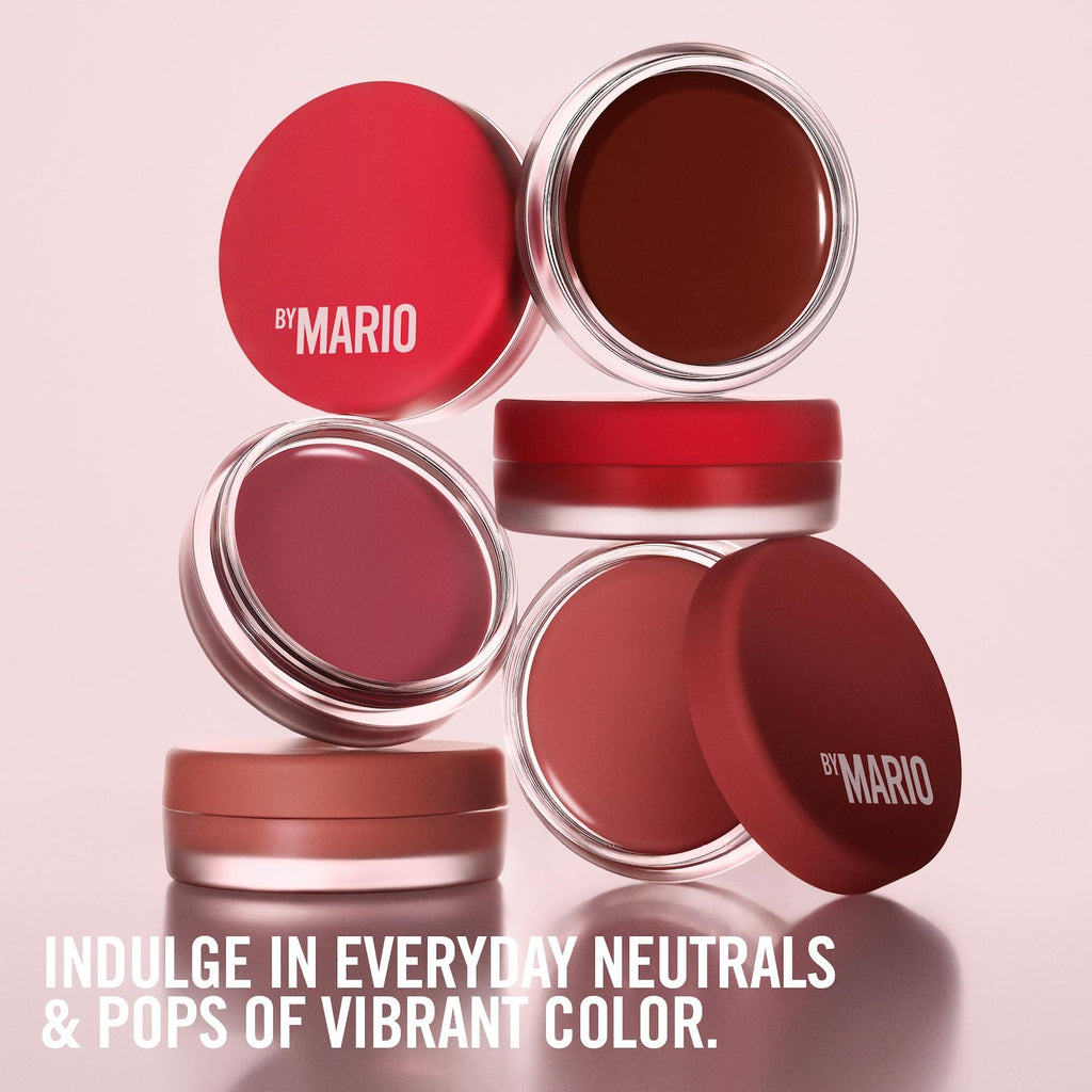 MAKEUP BY MARIO Jelly Jar Lip & Cheek Balm - Cherry Pie (Bright Neutral Red) — official image 8