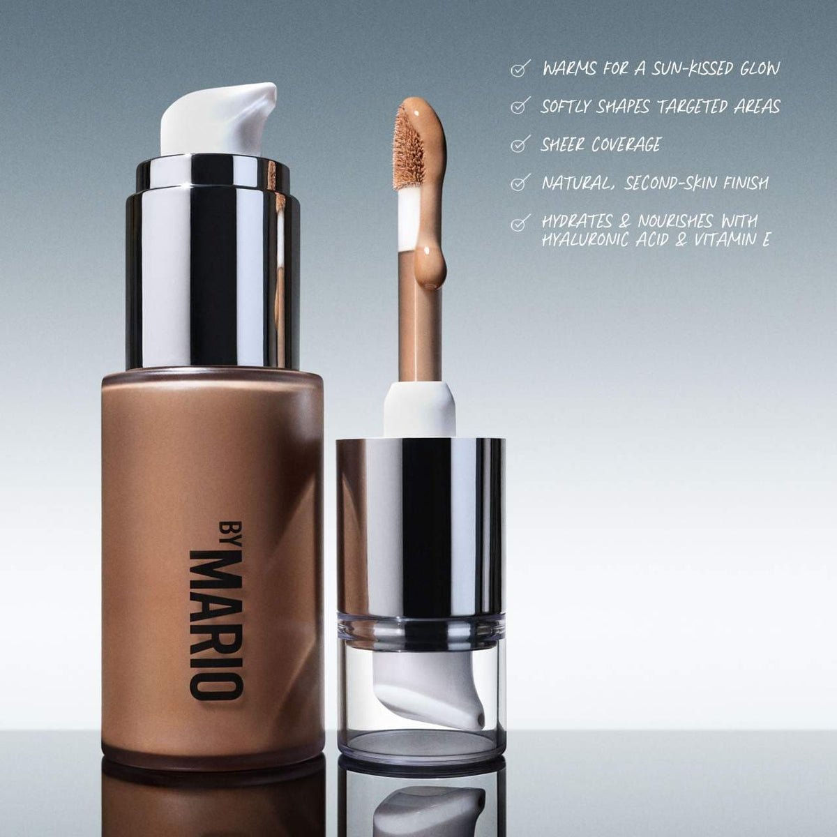 MAKEUP BY MARIO SoftSculpt Bronzing & Shaping Serum - Light Medium — official image 3