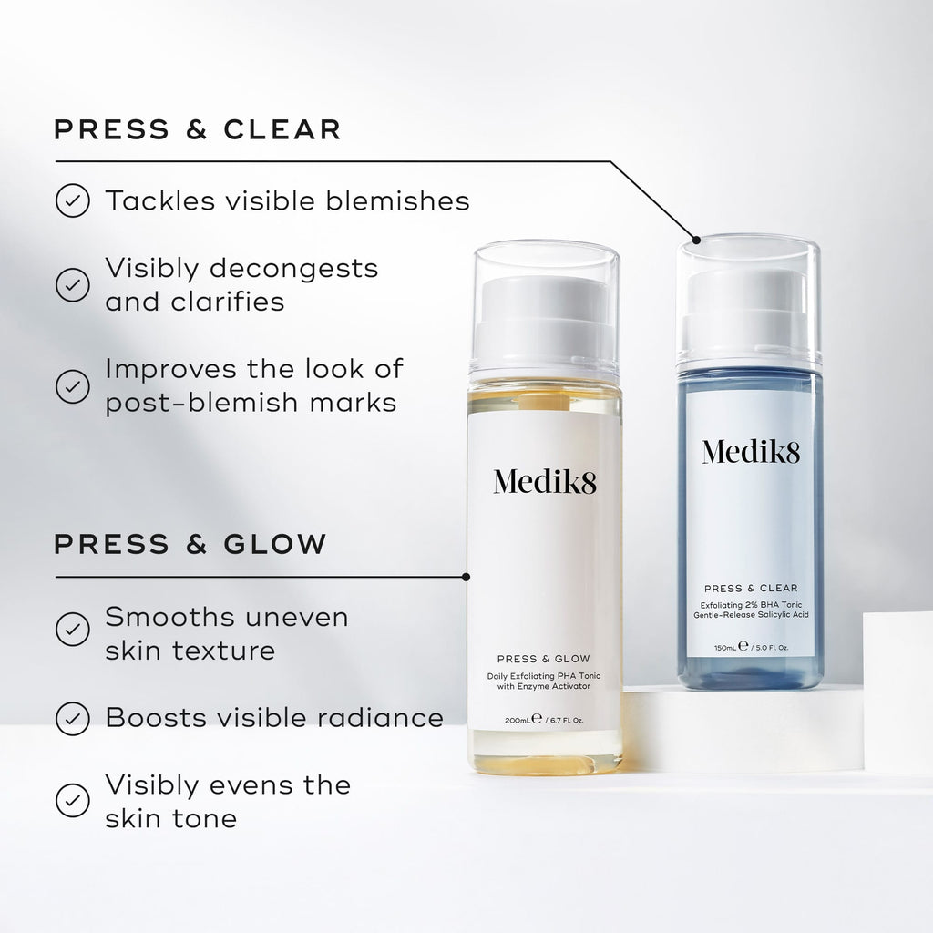 Medik8 Press & Glow Daily Exfoliating PHA Tonic - 200ml - image 5