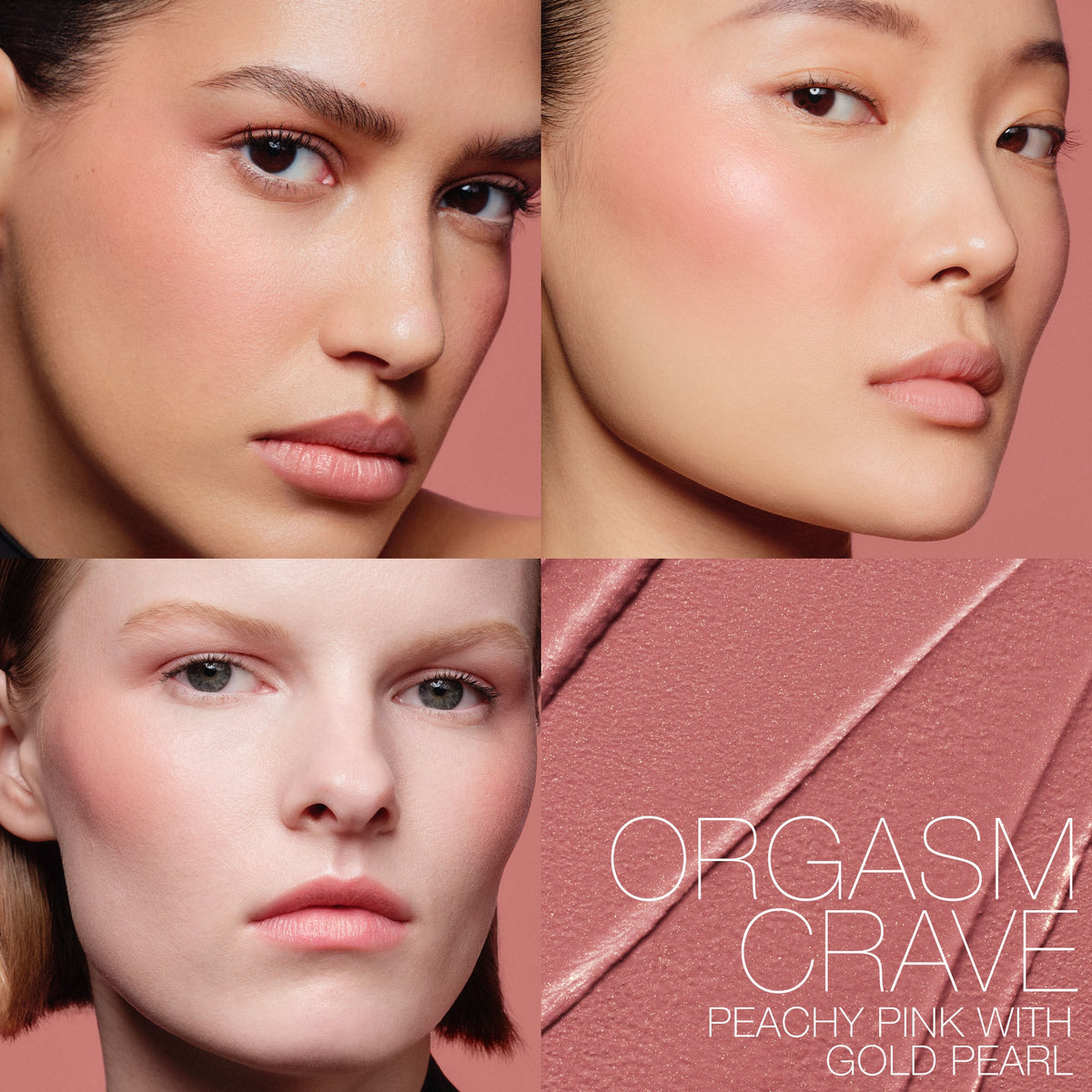 NARS The Multiple Soft Blur Blush Stick for Cheeks, Eyes and Lips - Orgasm Crave - image 2