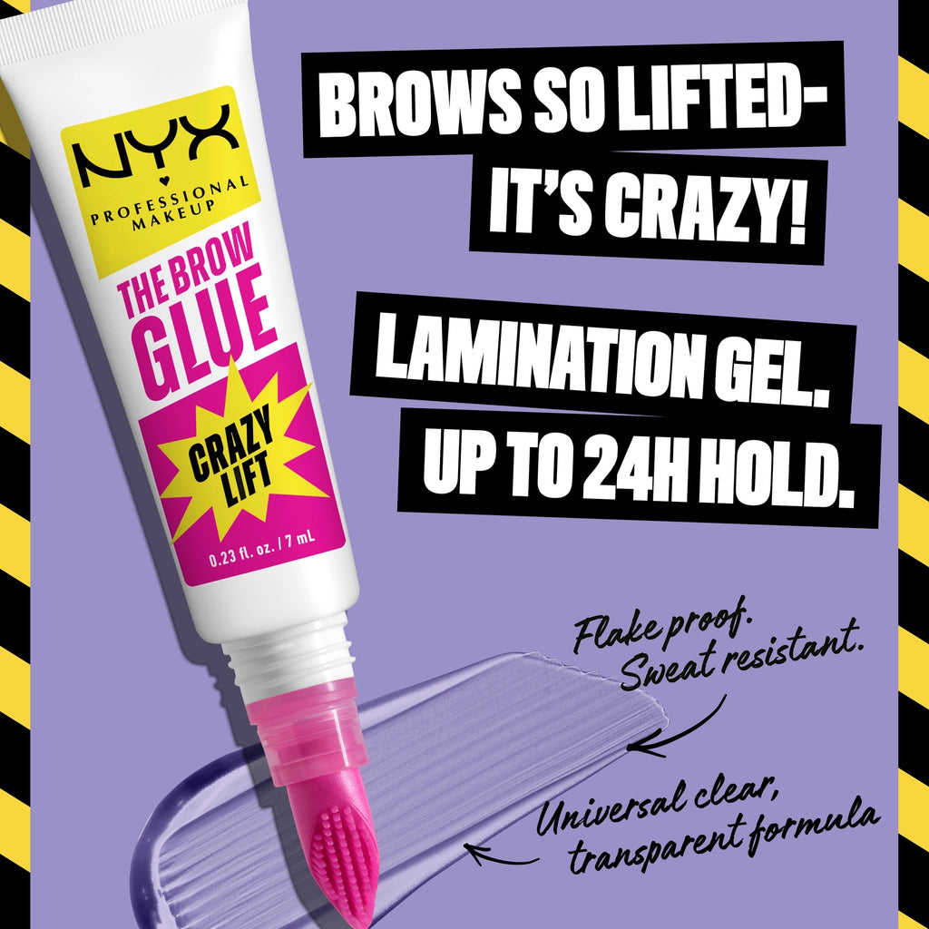 NYX The Brow Glue Crazy Lift Brow Lamination Gel - Clear - image 3