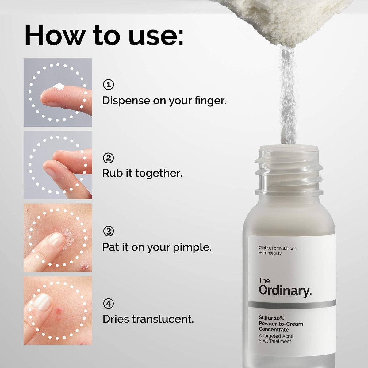 The Ordinary Sulfur 10% Powder-to-Cream Concentrate - 5g - image 3
