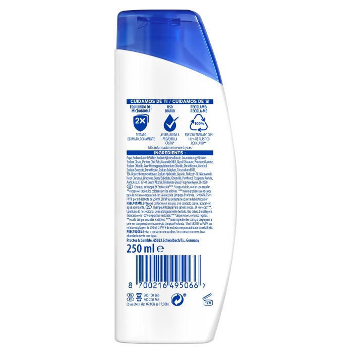 H&S Citrus Fresh Champú Anticaspa Champús anticaspa