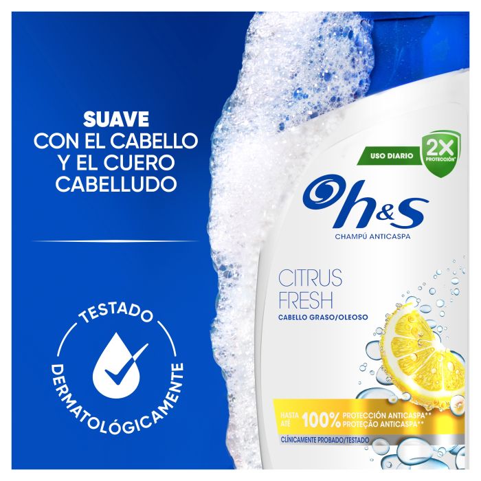 H&S Citrus Fresh Champú Anticaspa Champús anticaspa