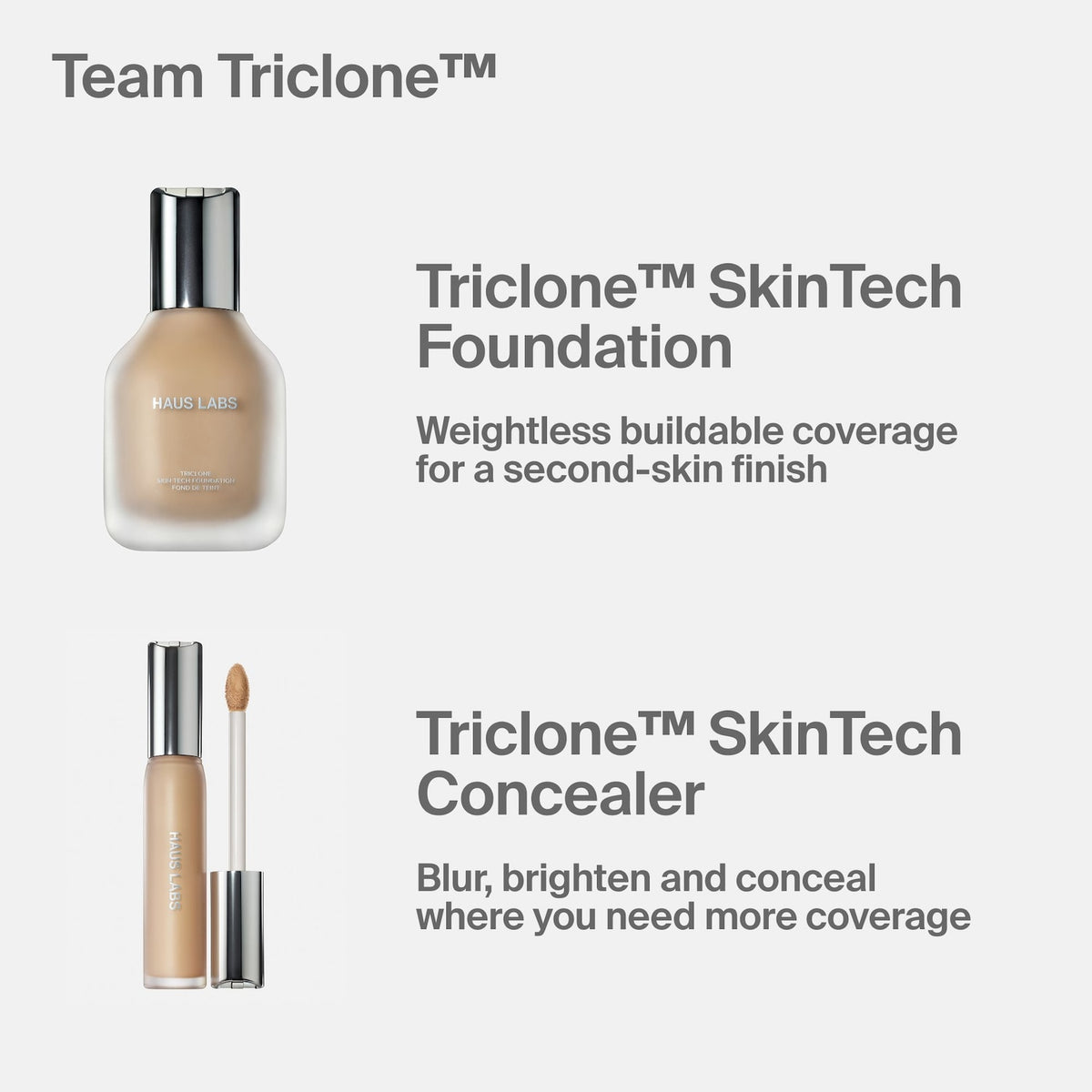 HAUS LABS Triclone Skin Tech Medium Coverage Foundation 160 Light Neutral - Sephora image 9