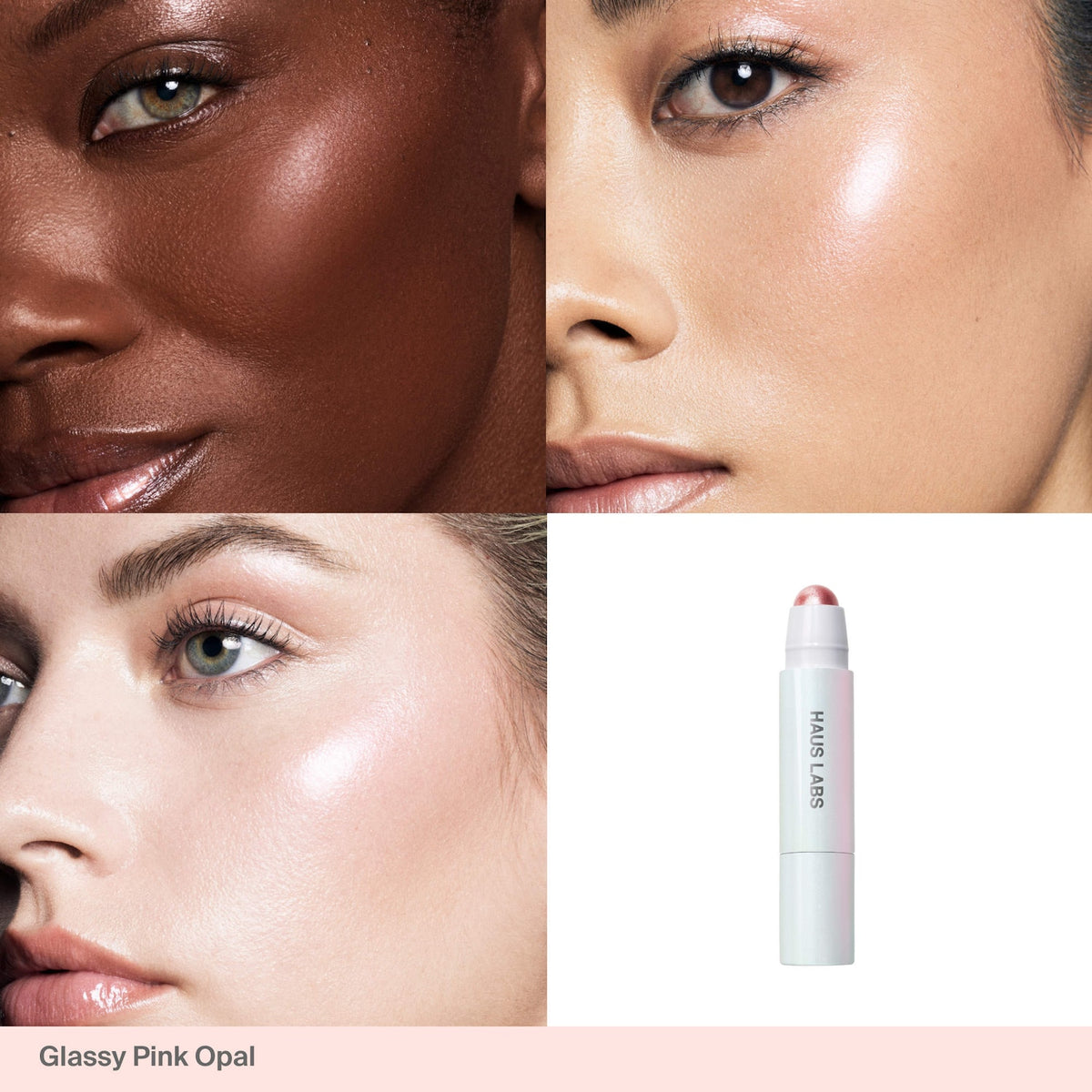 Haus Labs Bio-Radiant Glassy Highlighter Balm Glassy Pink Opal - Sephora image 1
