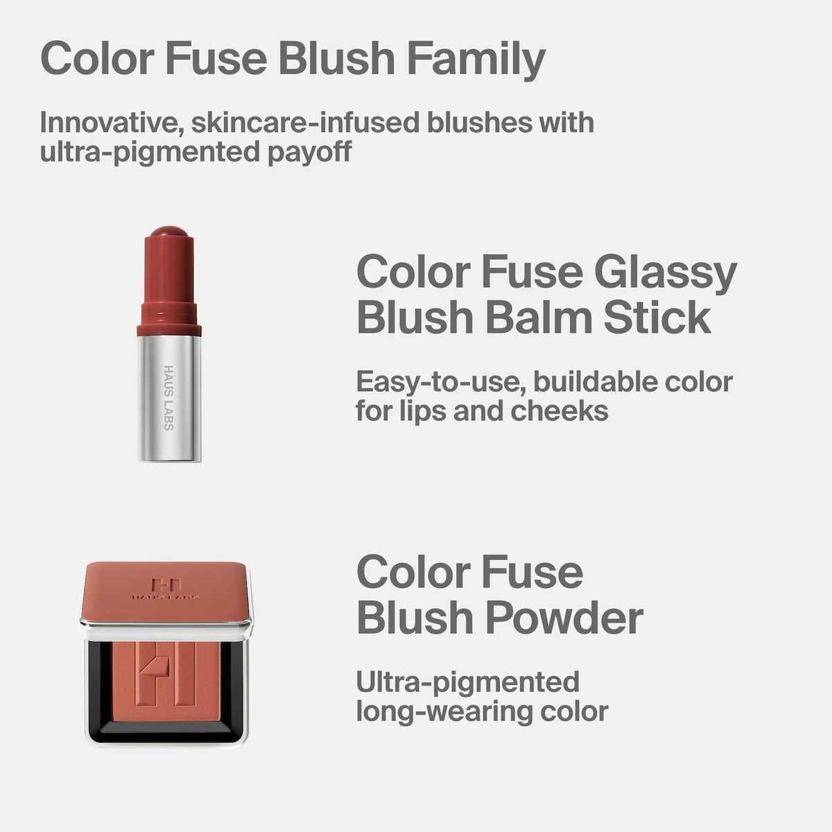 Haus Labs Color Fuse Glassy Blush Balm Stick Glassy Ginger - Sephora image 8