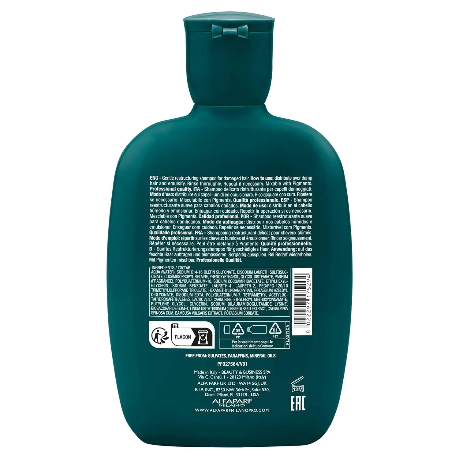 Champú reparador Alfaparf Semi Di Lino Reconstruction