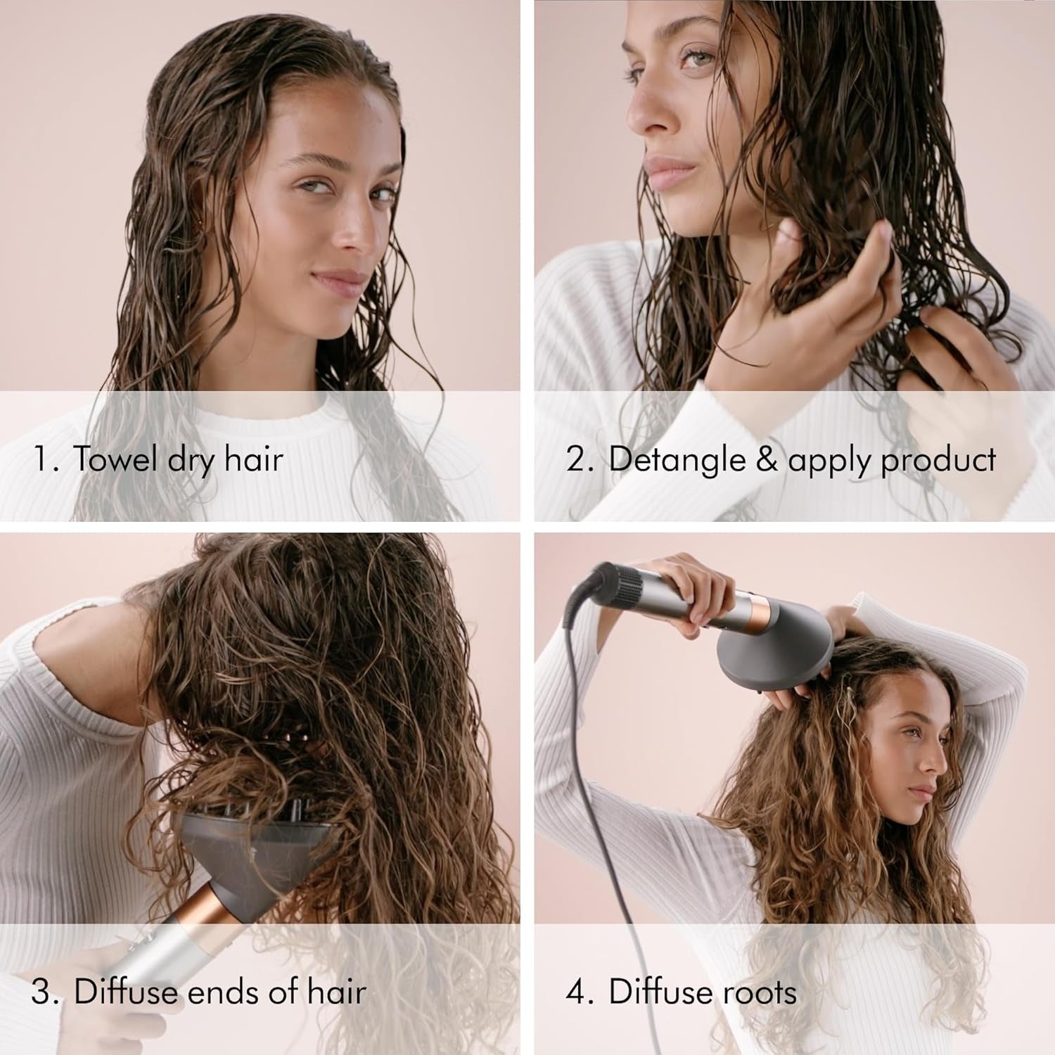 Dyson Airwrap i.d.™ multi-styler and dryer - Straight+Wavy (Jasper plum)