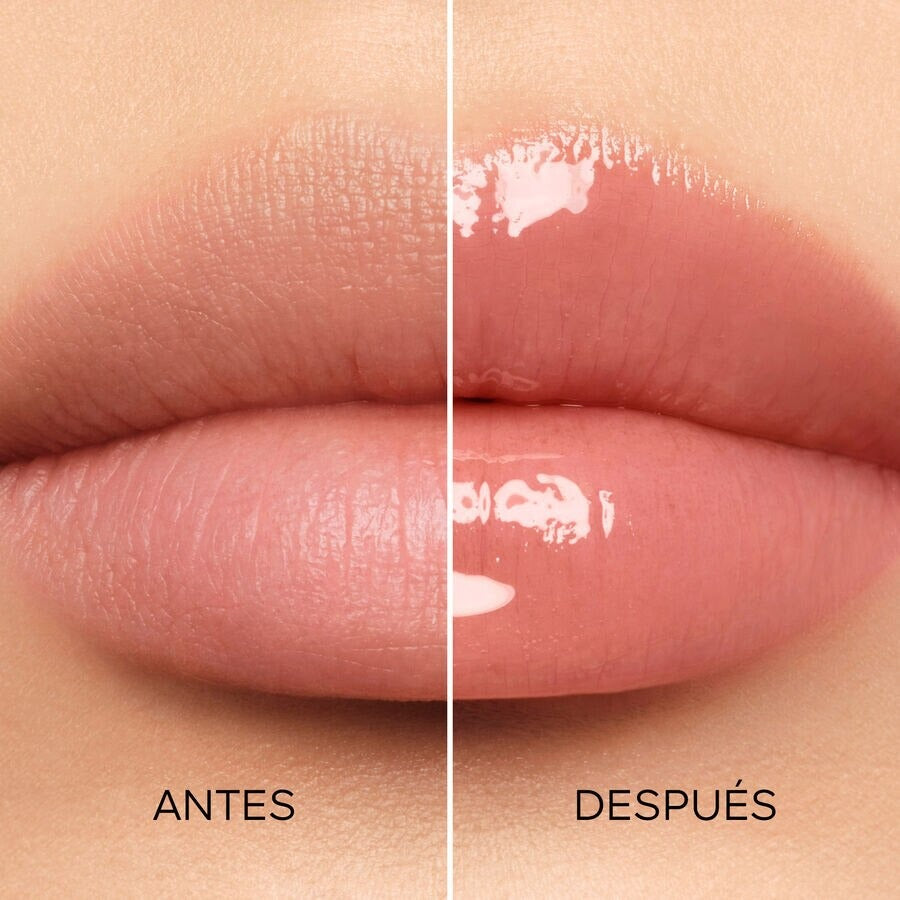 Aceite para labios con color enriquecido con miel 92 % de origen natural.