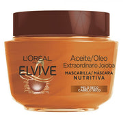 L'Oréal París ELVIVE Aceite Extraordinario Jojoba Mascarilla Nutritiva para Pelo Seco Mascarillas para el pelo