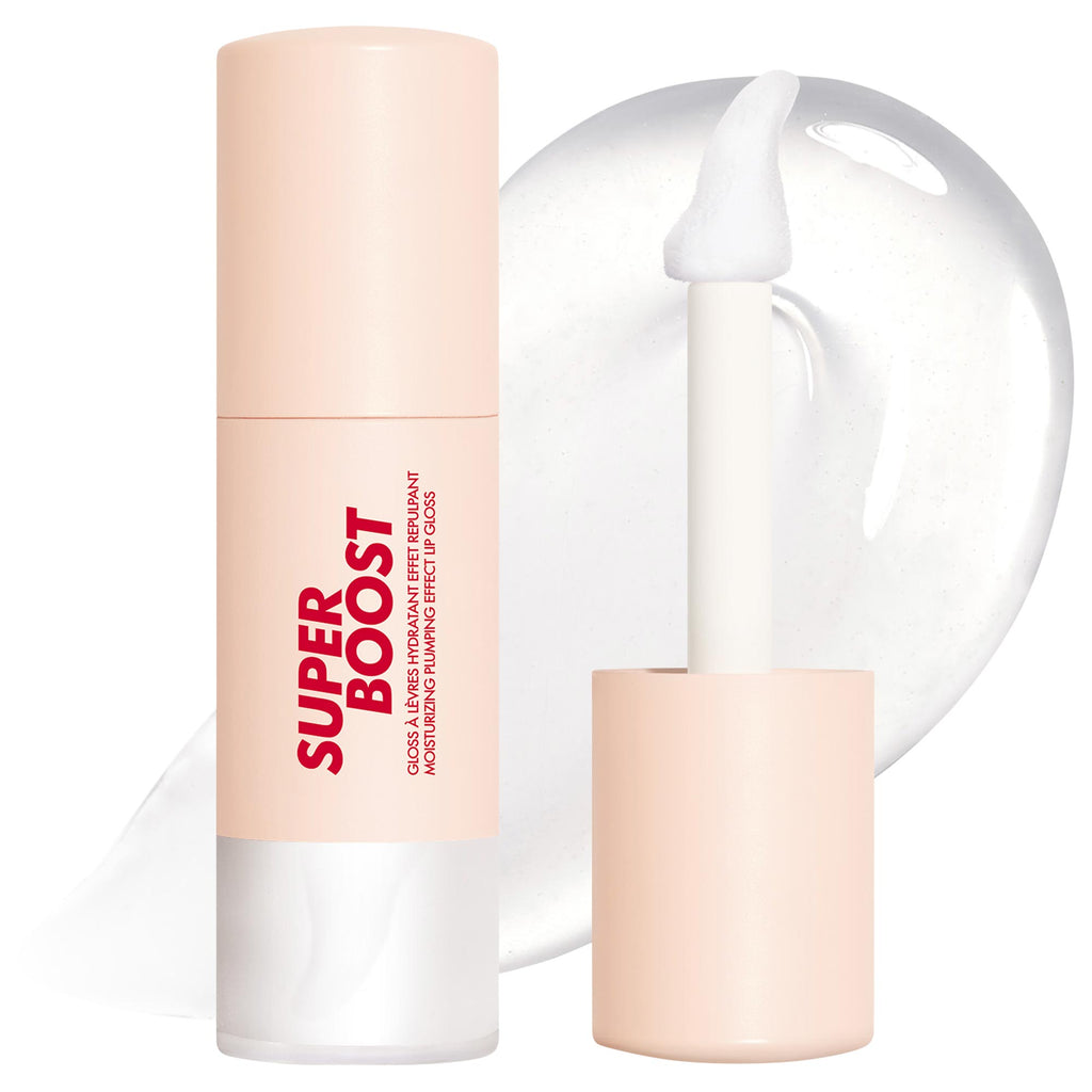 MAKE UP FOR EVER Super Boost Moisturizing & Plumping Lip Gloss — 01 Crystal