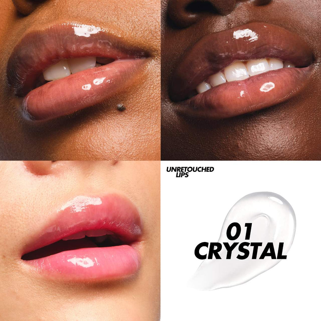 MAKE UP FOR EVER Super Boost Moisturizing & Plumping Lip Gloss — 01 Crystal