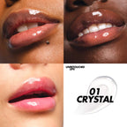 MAKE UP FOR EVER Super Boost Moisturizing & Plumping Lip Gloss — 01 Crystal