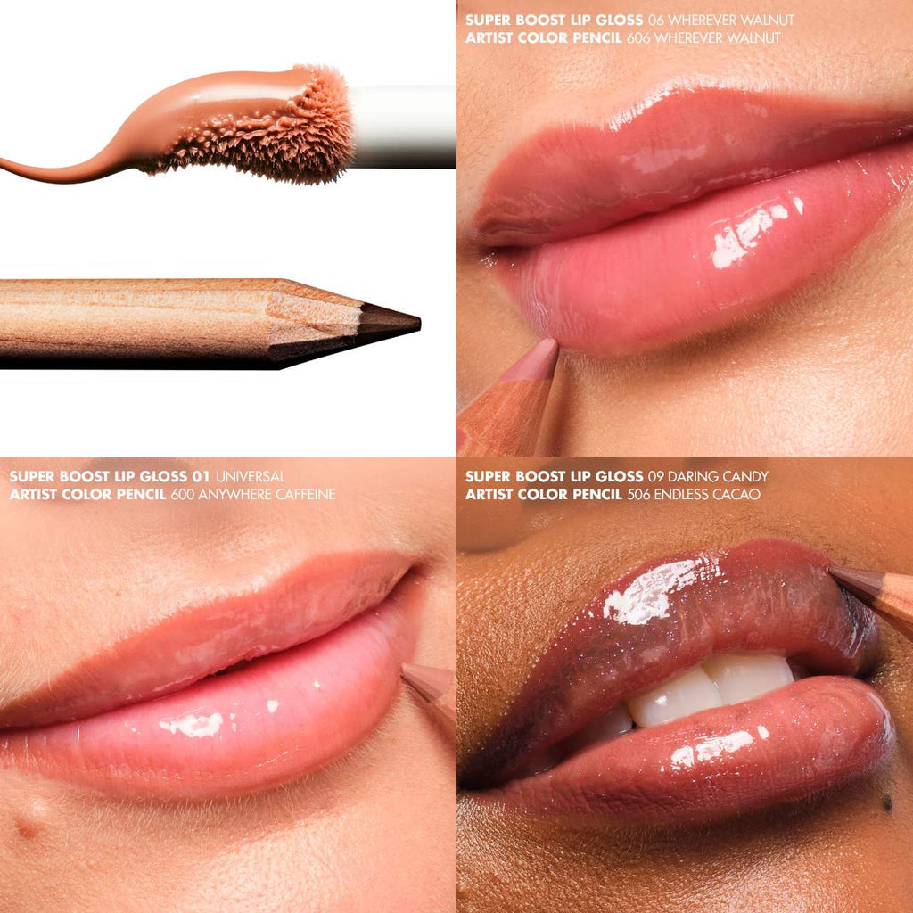 MAKE UP FOR EVER Super Boost Moisturizing & Plumping Lip Gloss — 01 Crystal