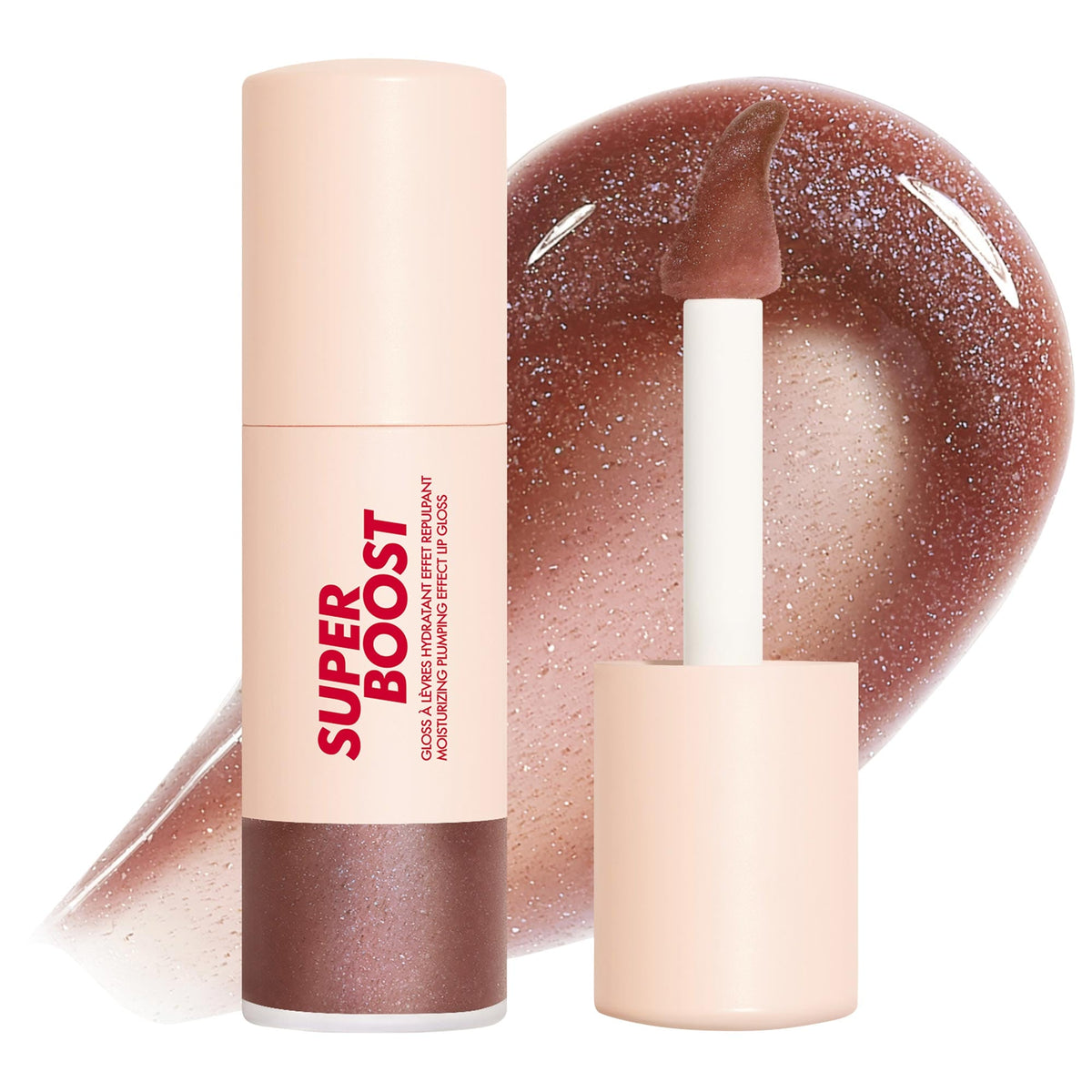 MAKE UP FOR EVER Super Boost Moisturizing & Plumping Lip Gloss — 07 Limitless Brown