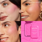 NYX Professional Makeup BUTTERMELT BLUSH 01 MY BUTTA HALF 0800897257576 Application Nathalie Trinity Ty.webp